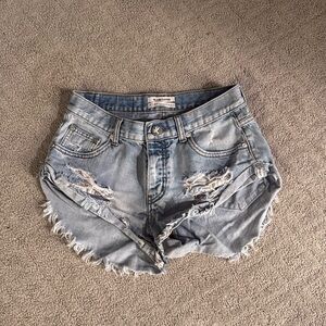 One Teaspoon Denim Bandit Shorts